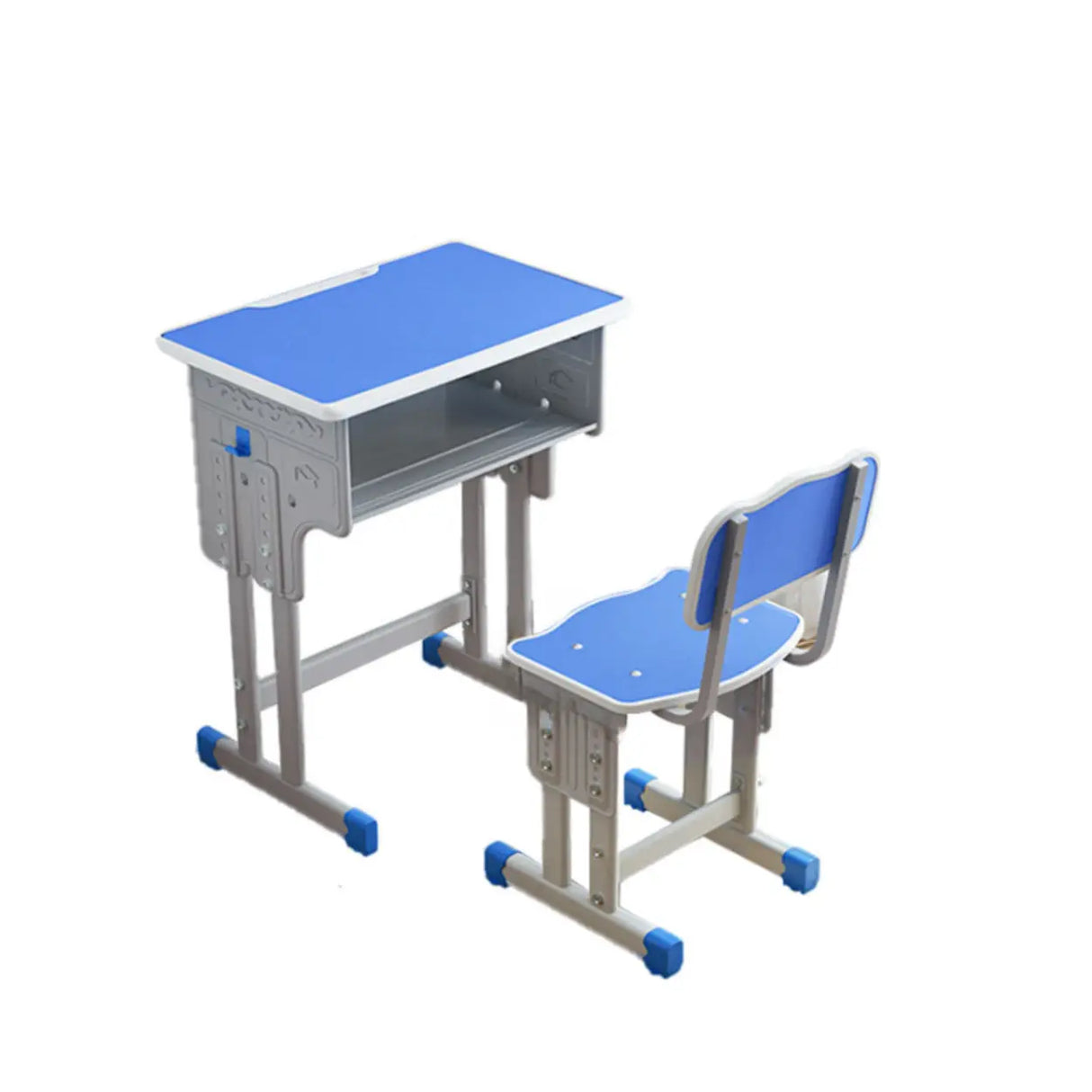 Ergonomic Adjustable Height Kids Study Desk with Chair Image - 6