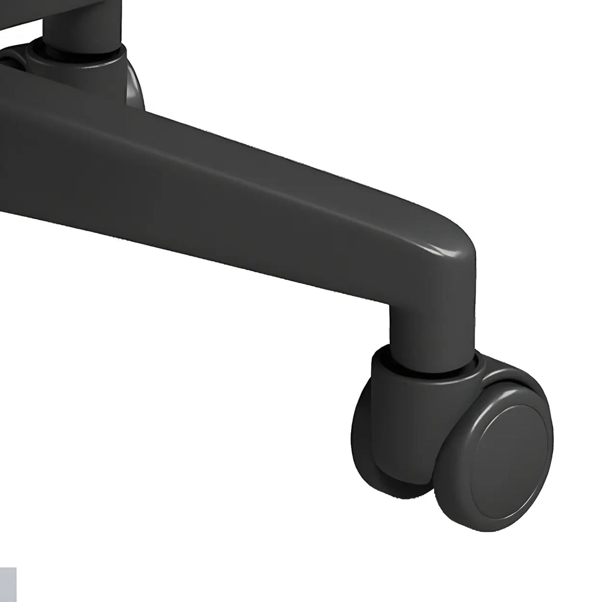 Ergonomic Black Nylon Leather Office Chair with Arms Image - 9