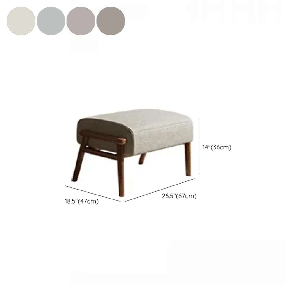 Ergonomic Coffee Sewn Pillow Back Reclining Arm Chair Image - 18