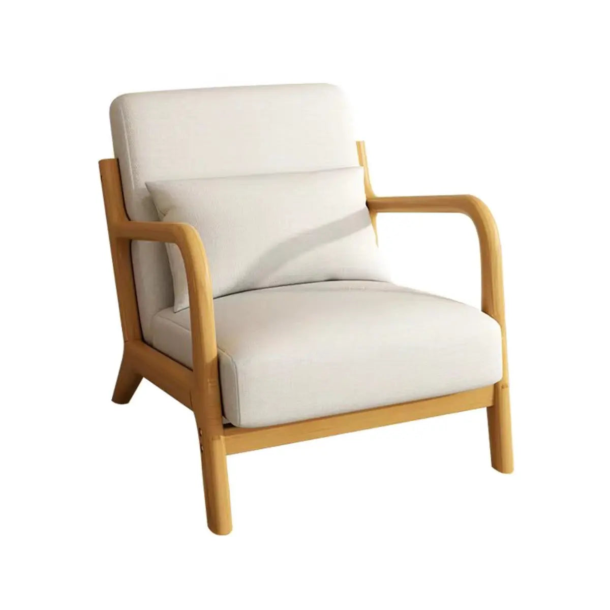 Ergonomic Green Tech Cloth Four Legs Accent Chair Image - 6