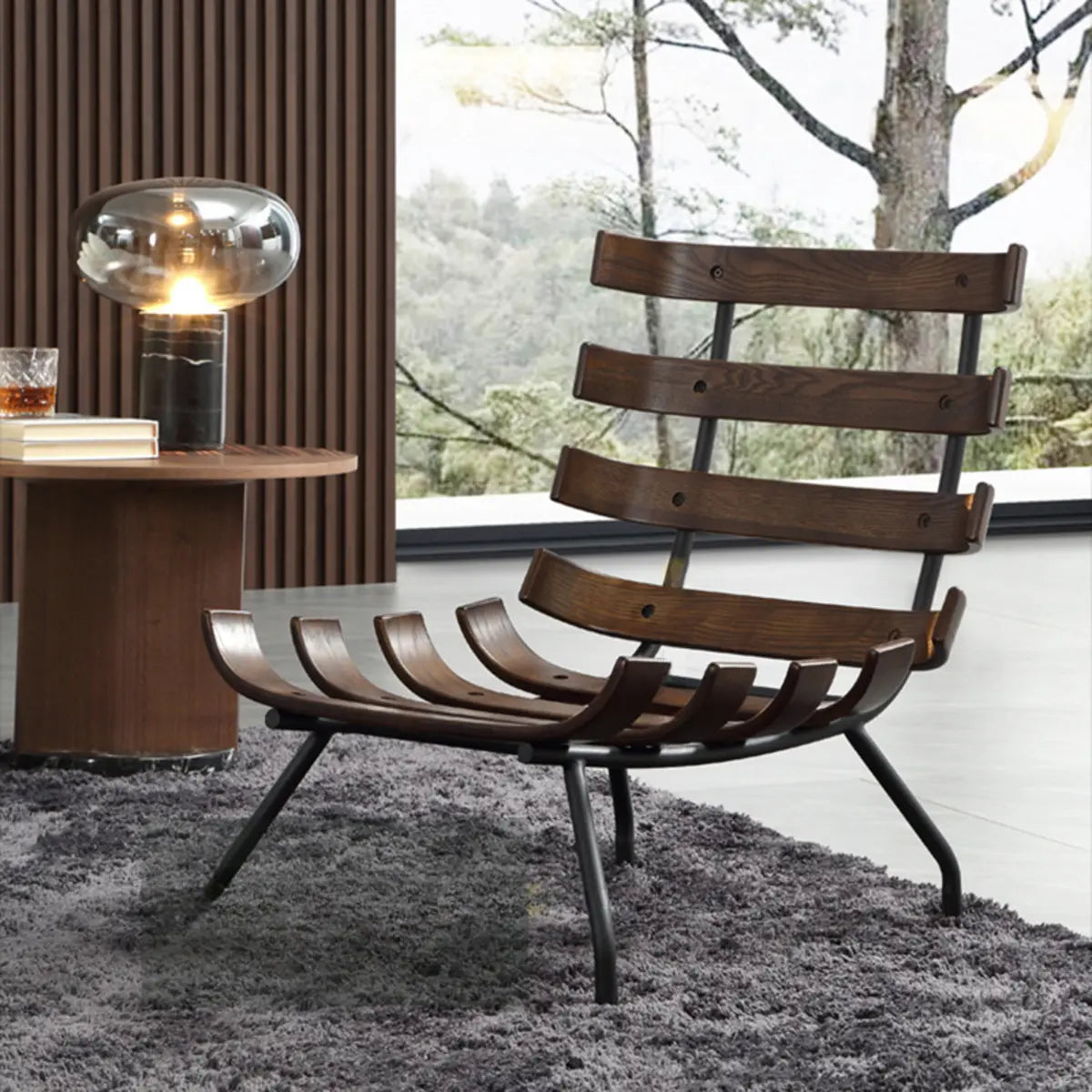 Ergonomic Green Tufted Back Spider Base Side Chair Image - 4