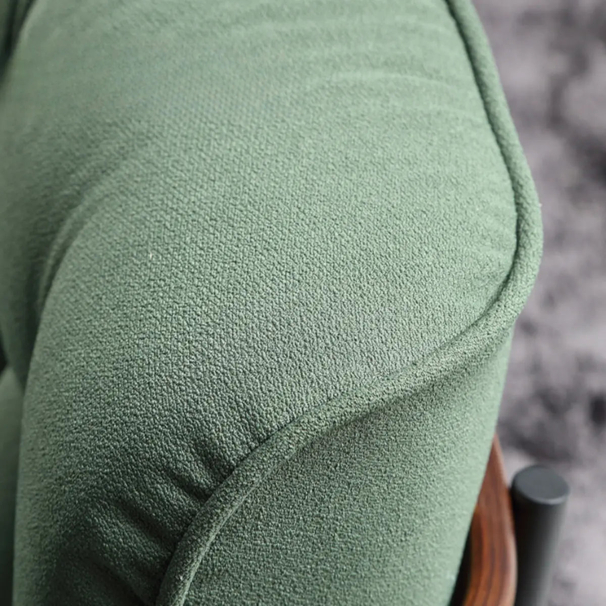 Ergonomic Green Tufted Back Spider Base Side Chair Image - 7