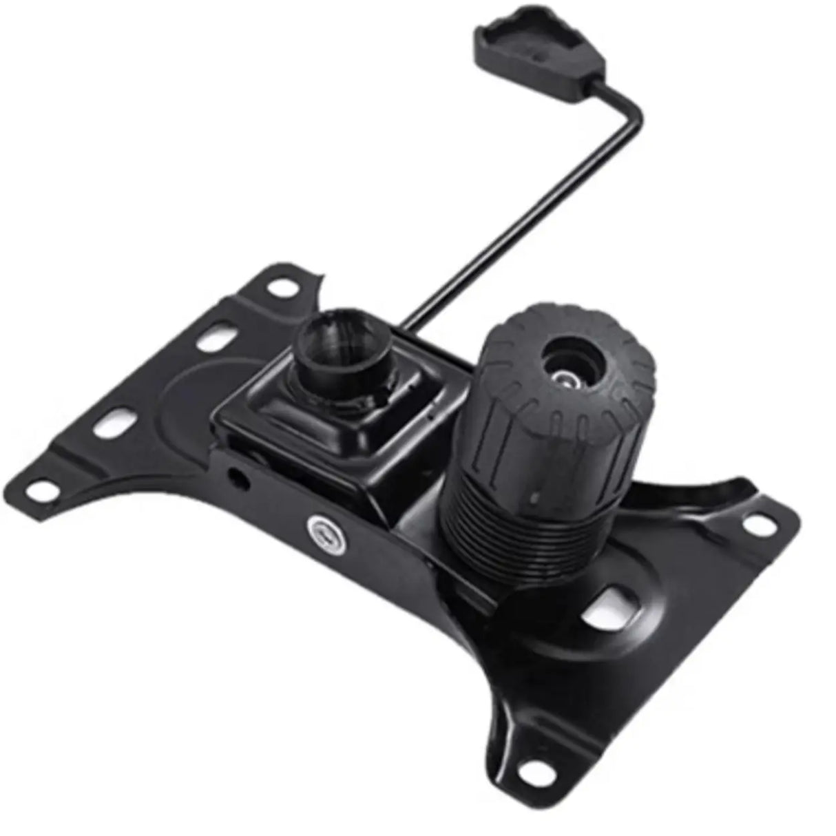 Ergonomic Off-White Modern Swivel Office Chair Image - 13