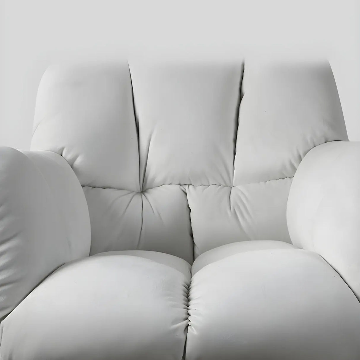 Ergonomic Pink Plush Cozy Velvet Armless Office Chair Image - 11