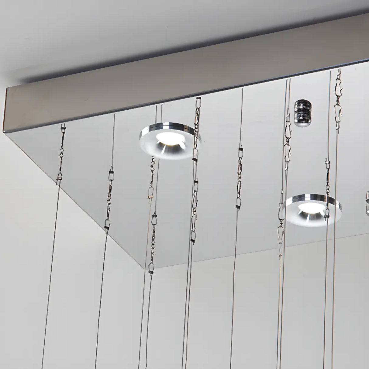 Exquisite Crystal Floral Island Chandelier Light Image - 7