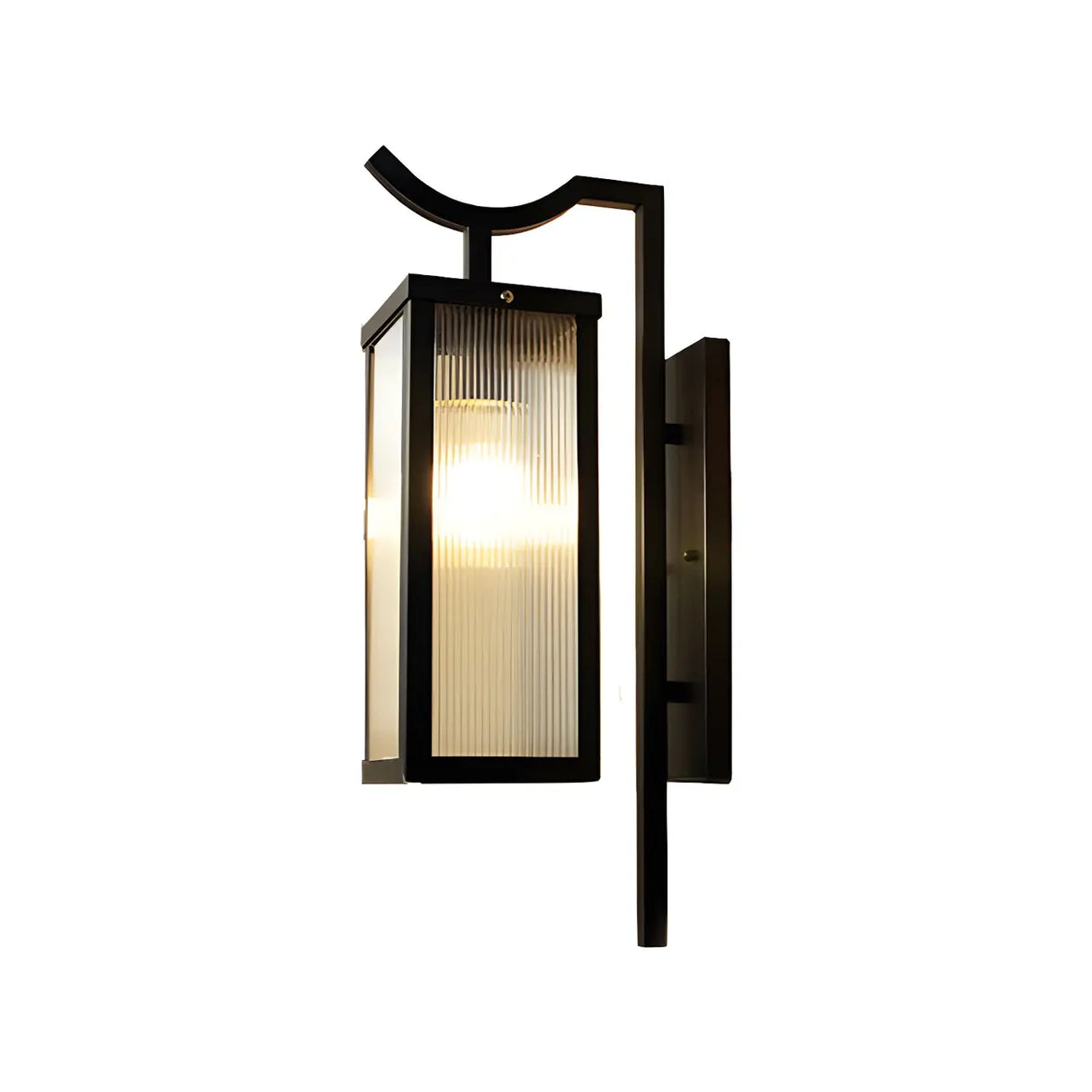 Exterior Bronze Geometric Steel LED Wall Sconces Image - 15