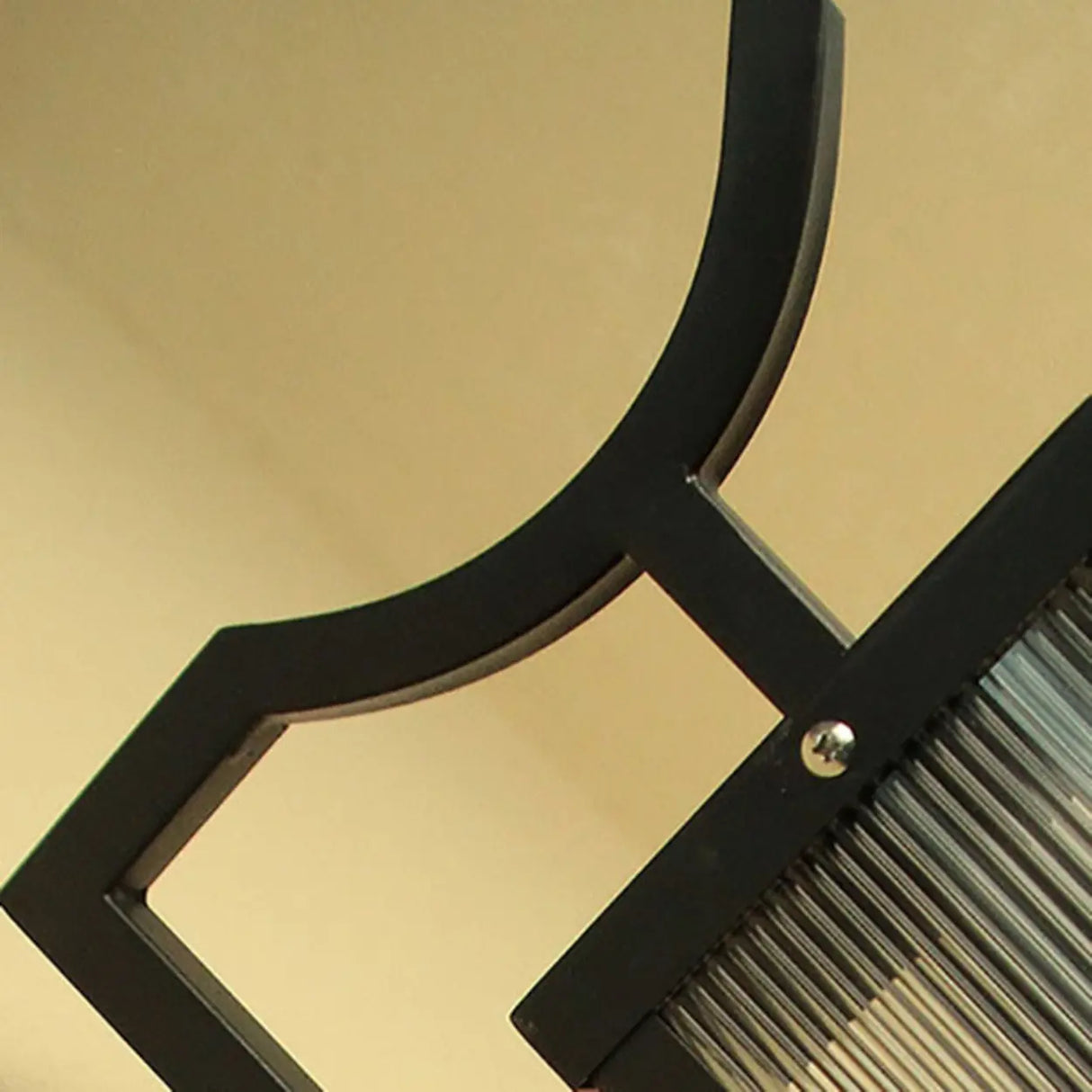 Exterior Bronze Geometric Steel LED Wall Sconces Image - 8