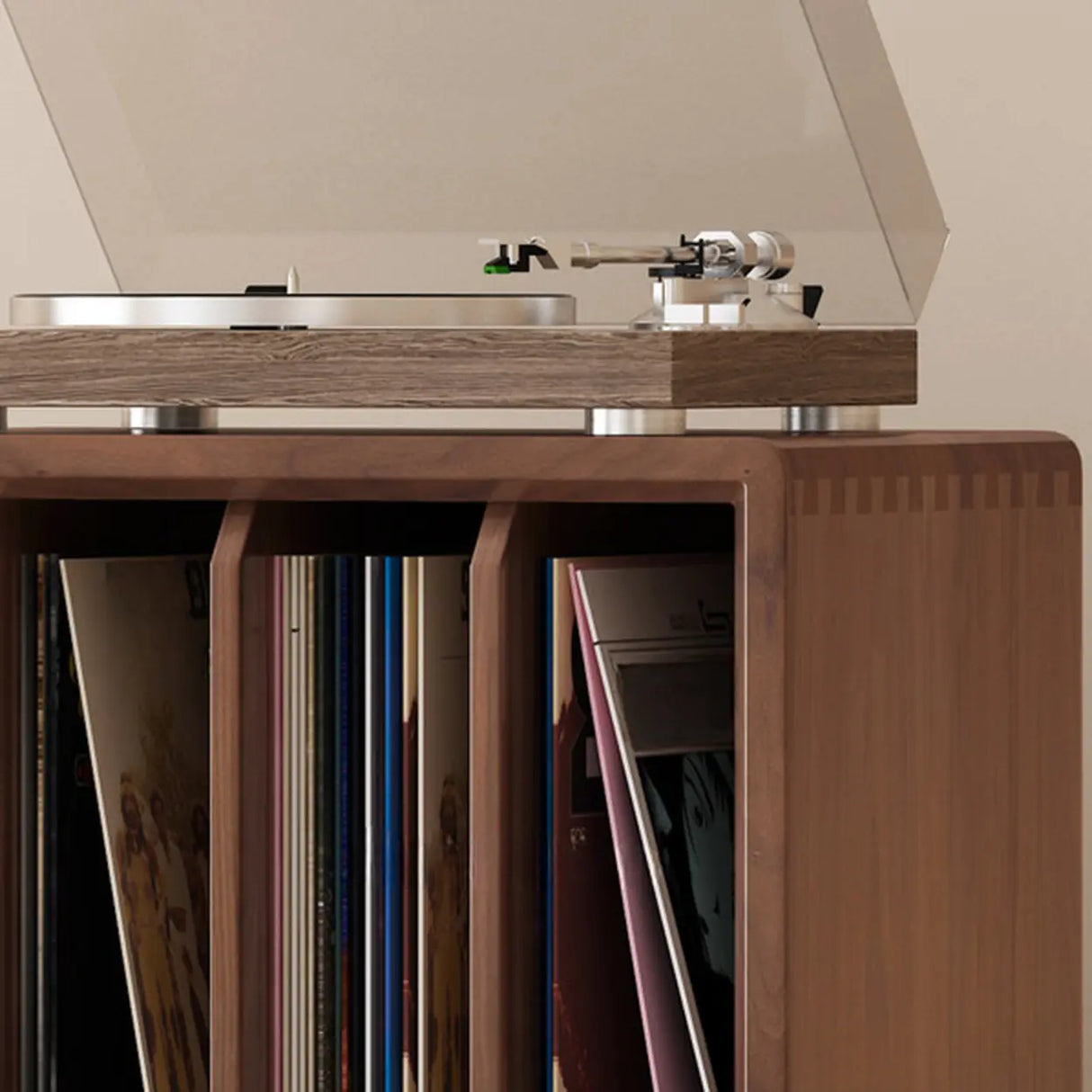 Fashion Pine Wood Vertical Small Storage Bookcases Image - 2