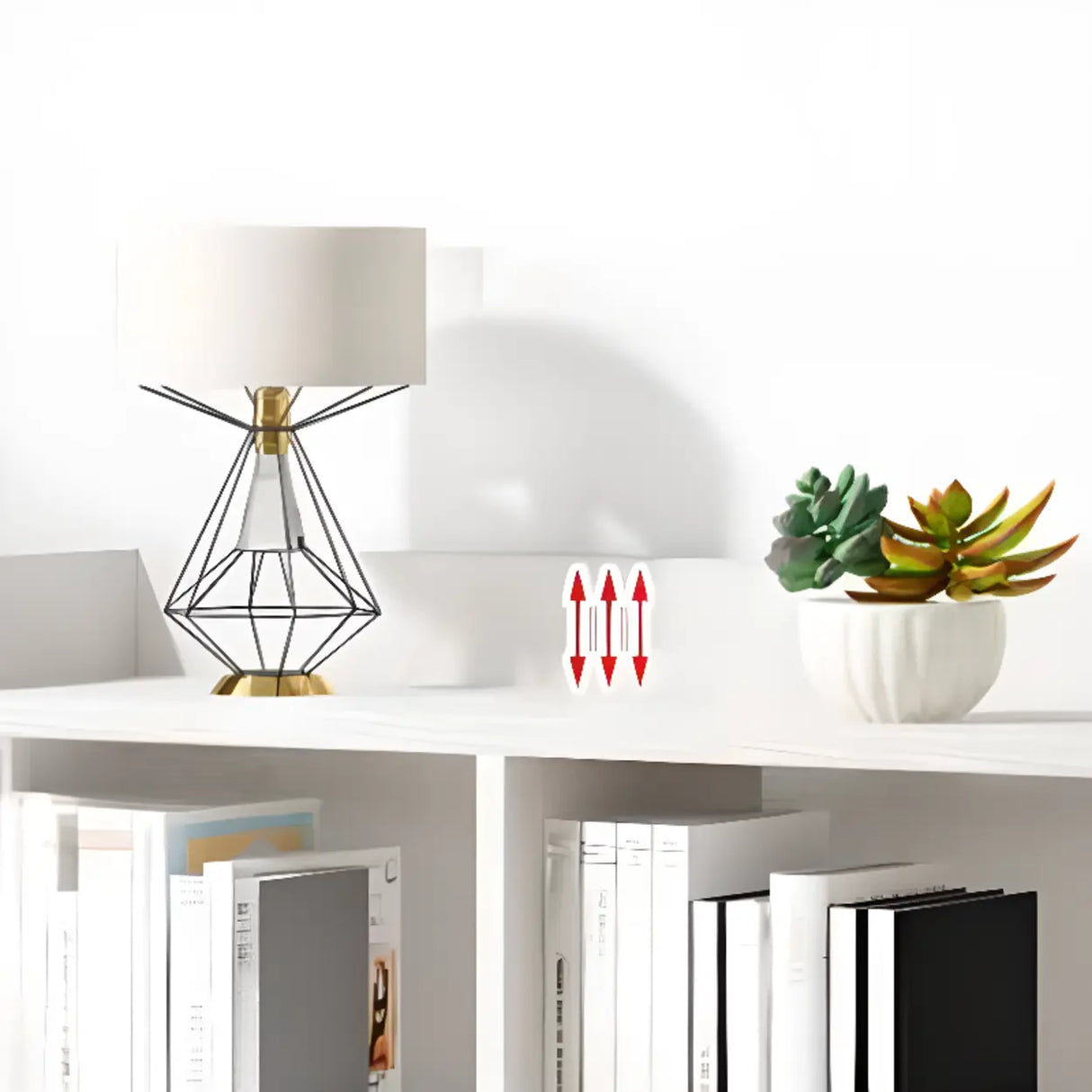 Fashion Wood White Organizer Cabinets Bookcase Image - 13