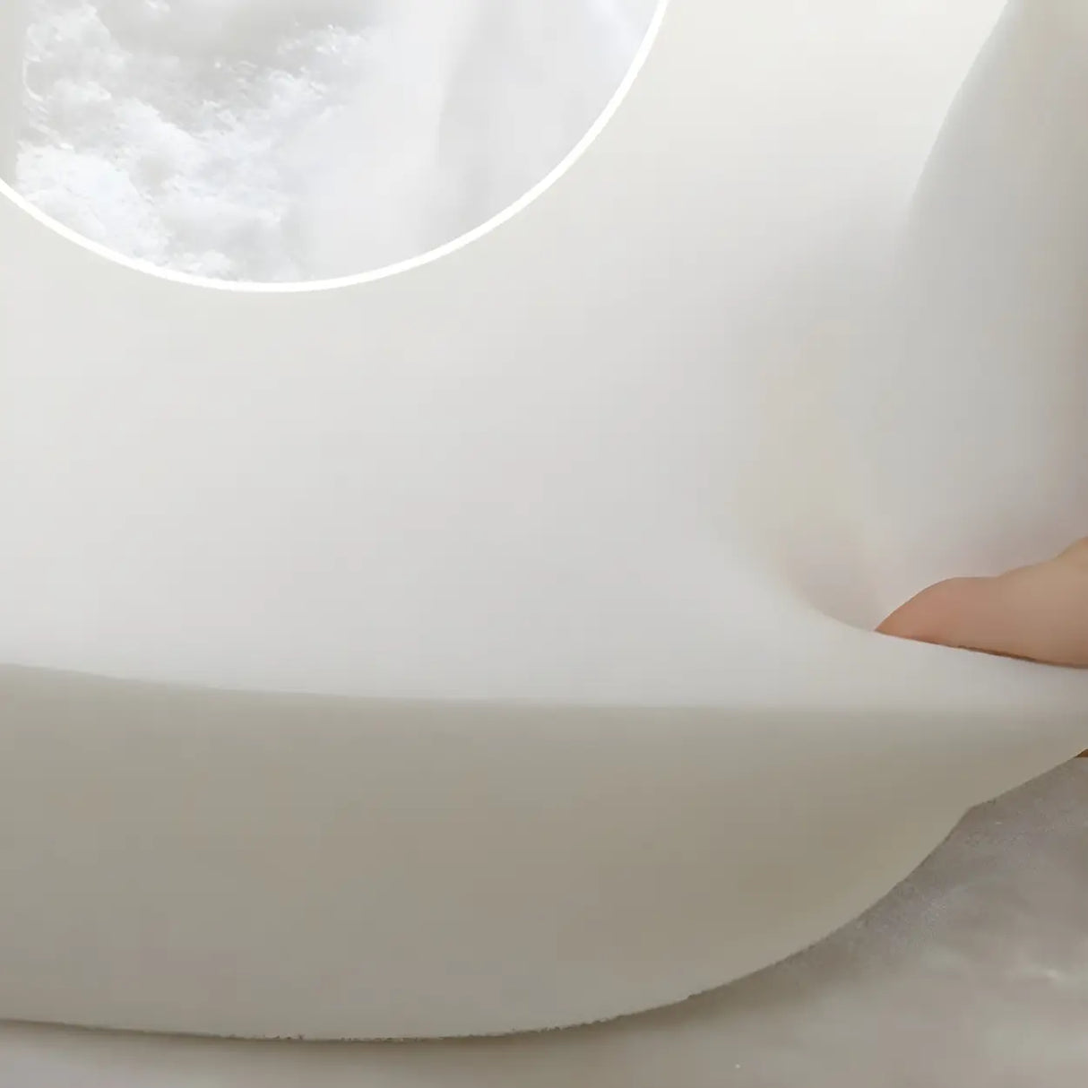 Faux Leather Upholstered Wooden Frame Dining Side Chair Image - 16