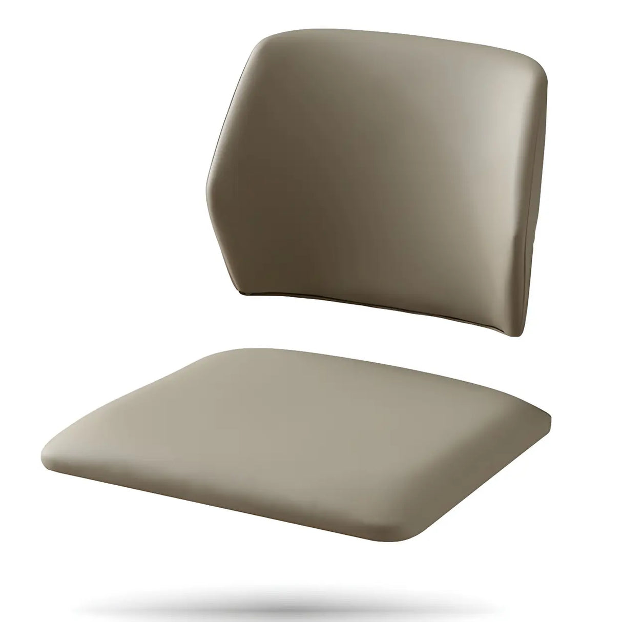 Faux Leather Upholstered Wooden Frame Dining Side Chair Image - 7