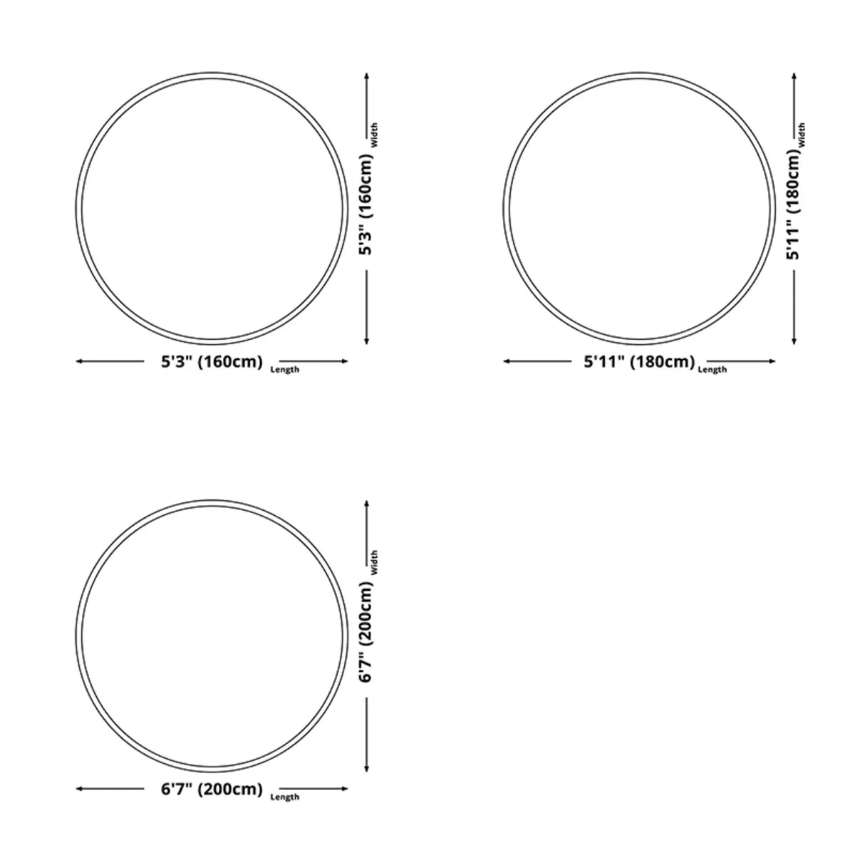 Festive Round Polyester Red Christmas Area Rug Image - 12