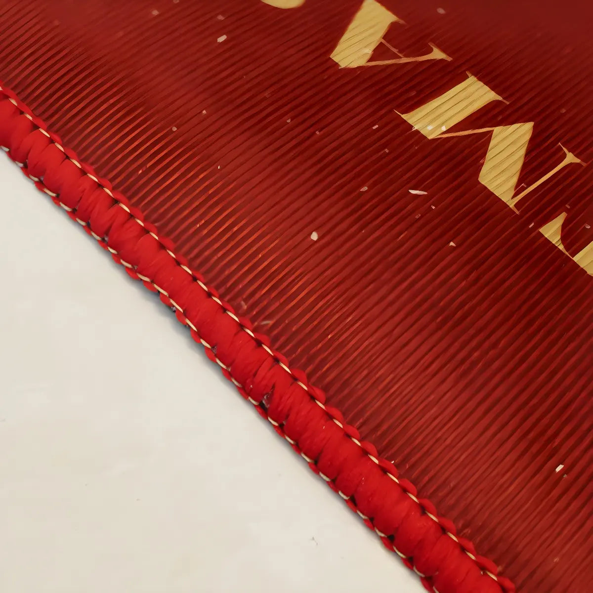 Festive Round Polyester Red Christmas Area Rug Image - 8