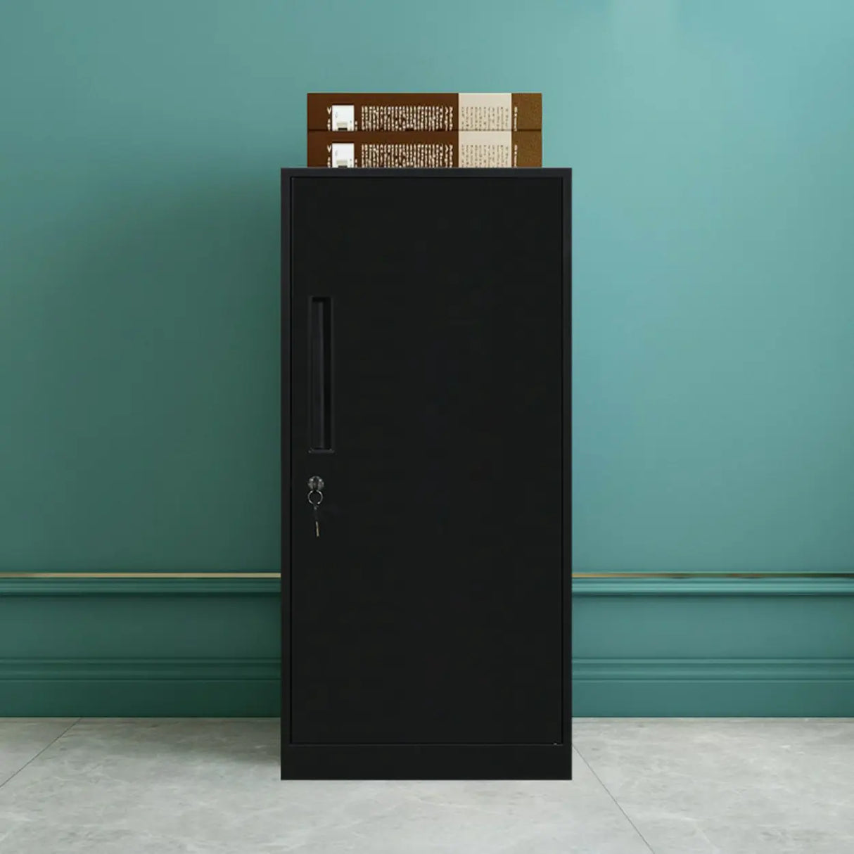 Fire Resistant Tall Steel Vertical Lockable Filing Cabinet Image - 23