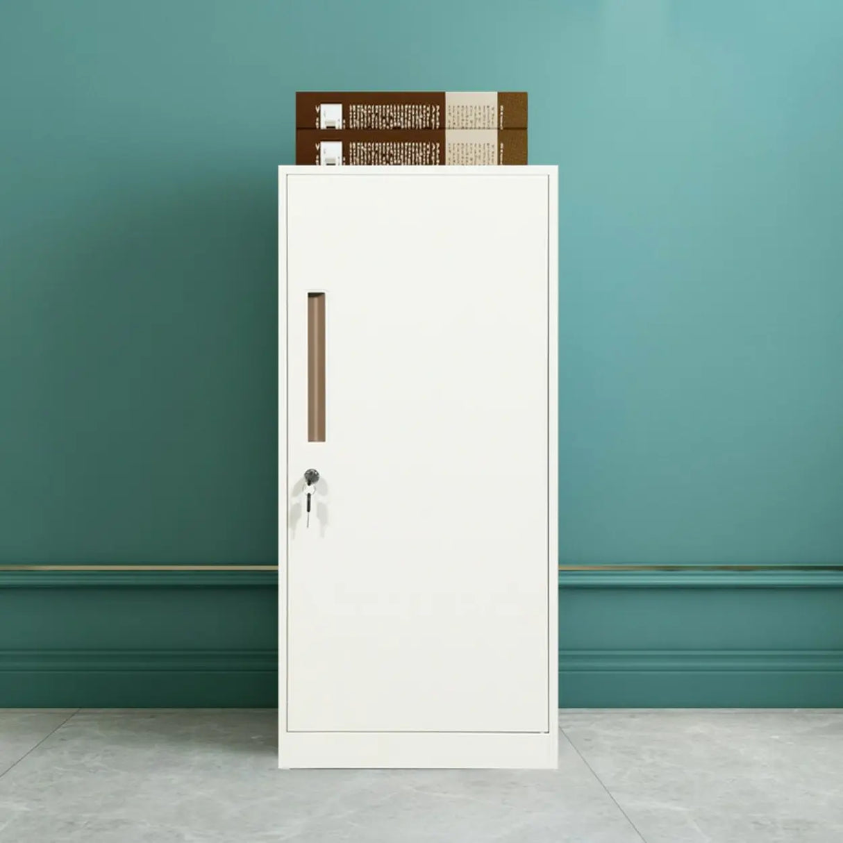 Fire Resistant Tall Steel Vertical Lockable Filing Cabinet Image - 24