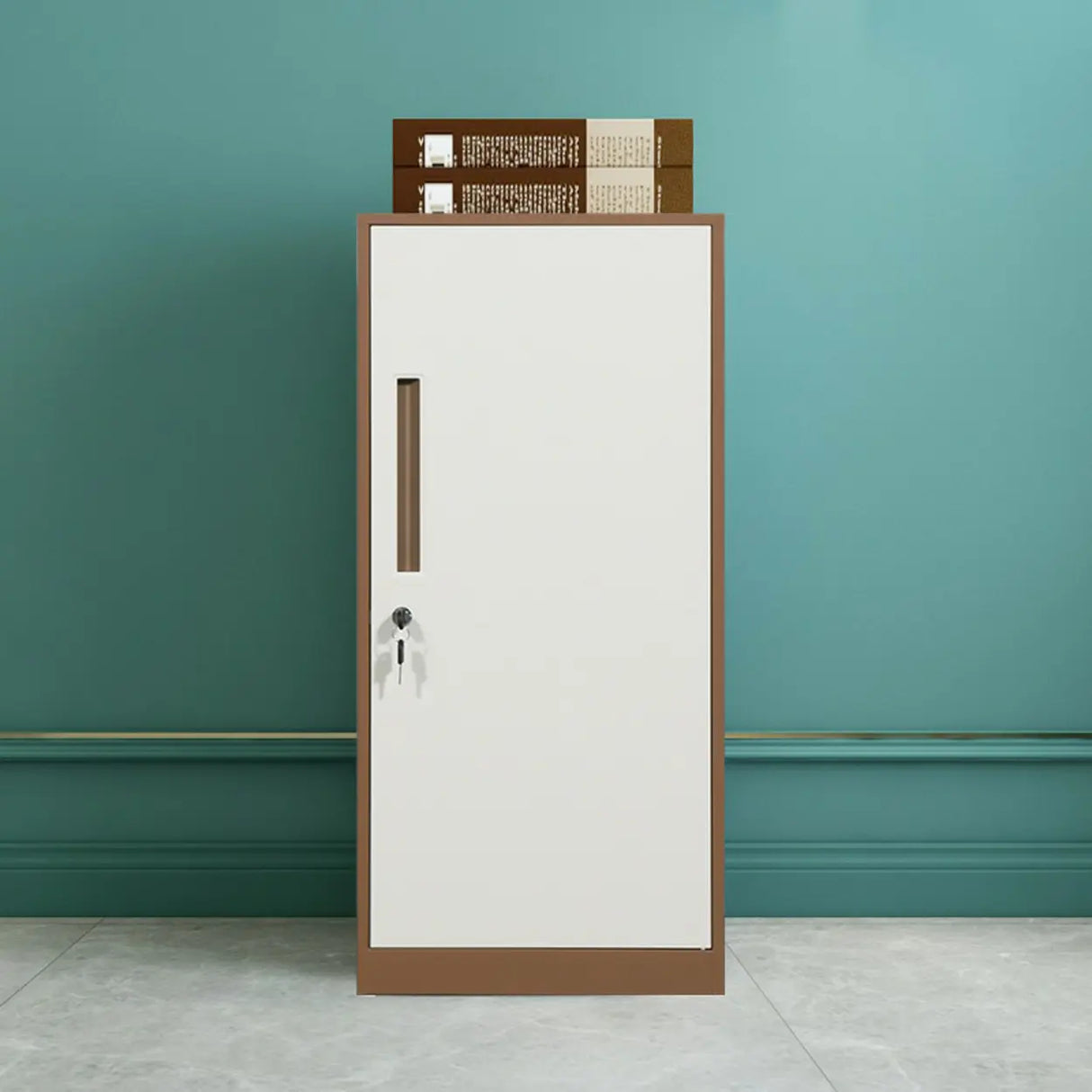 Fire Resistant Tall Steel Vertical Lockable Filing Cabinet Image - 26