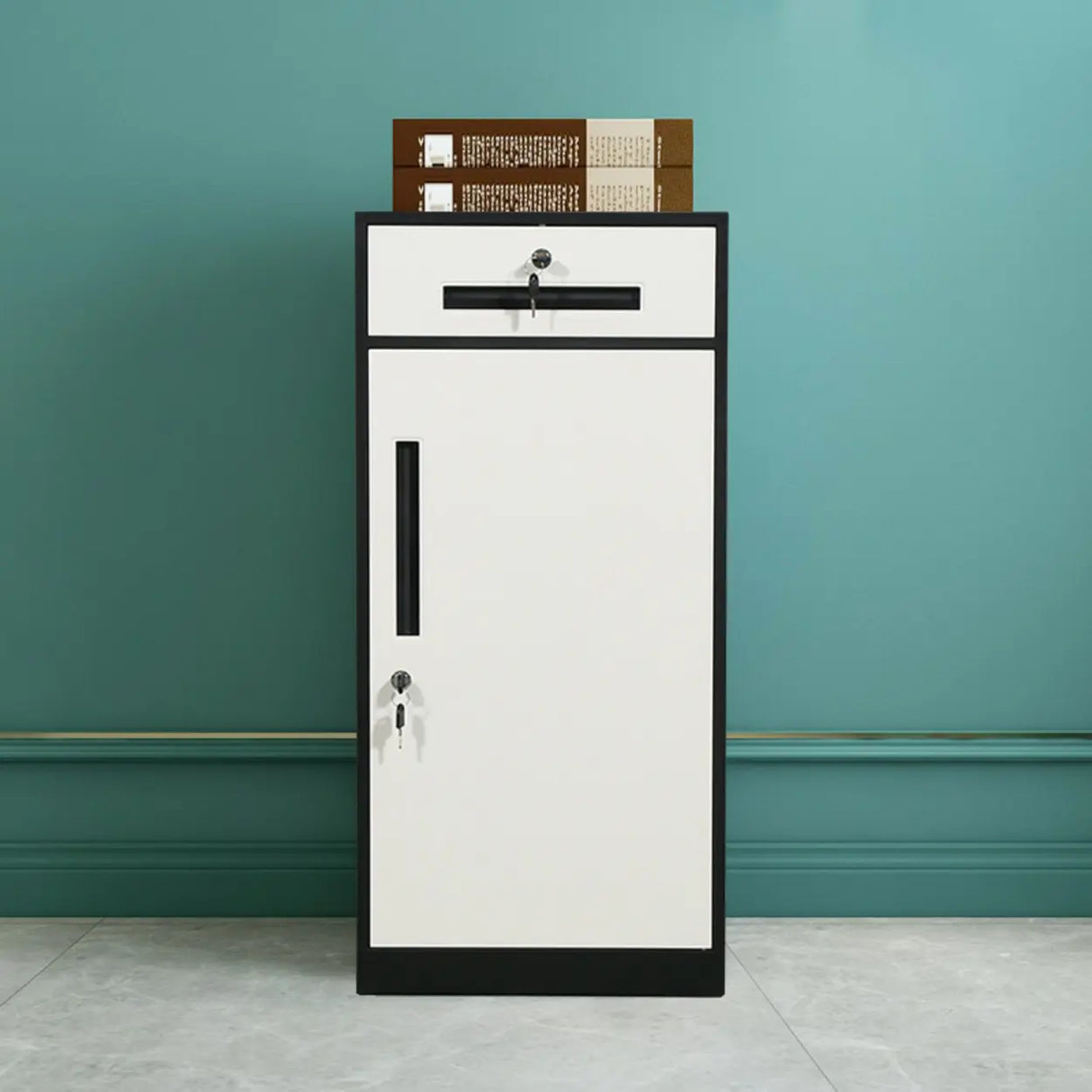 Fire Resistant Tall Steel Vertical Lockable Filing Cabinet Image - 6