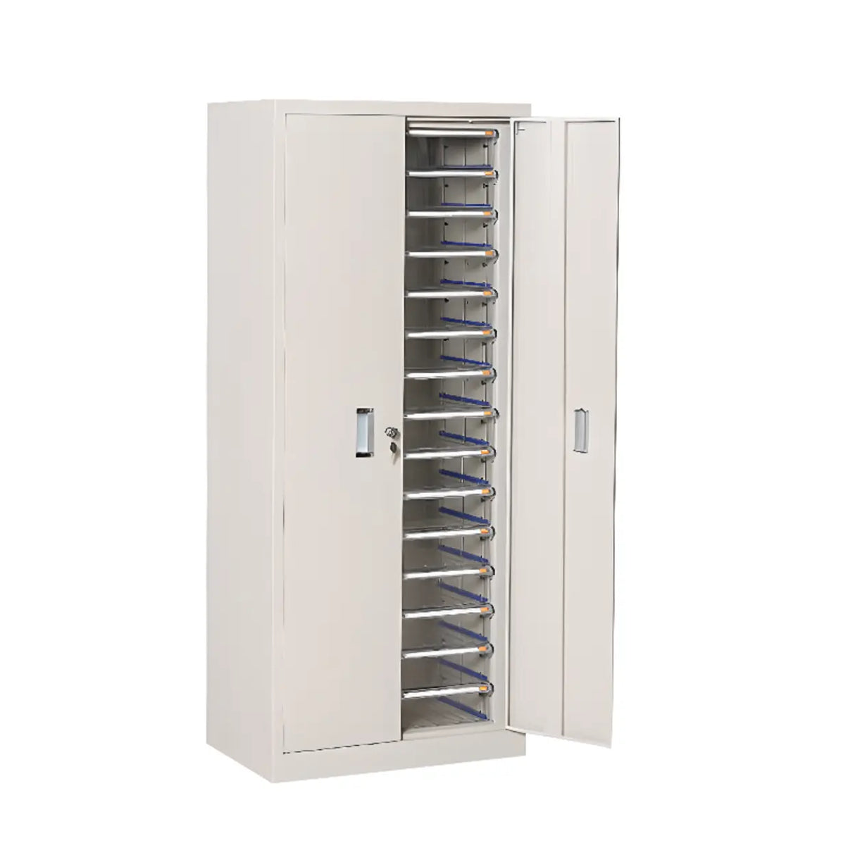 Fire Resistant Vertical Drawer White File Storage Cabinet Image - 10
