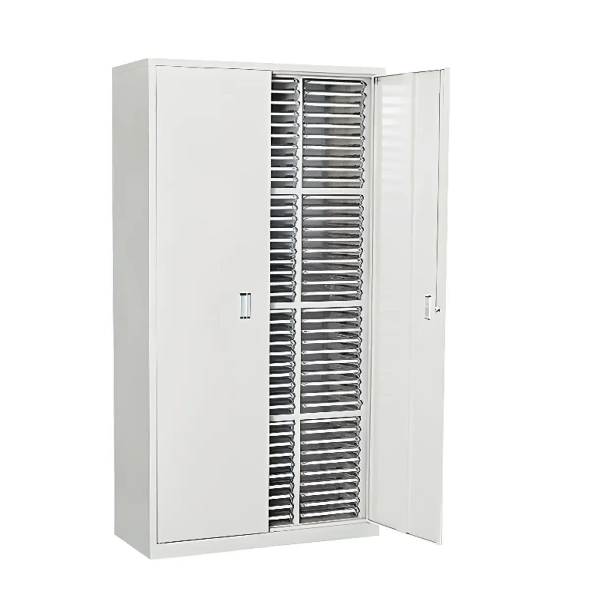 Fire Resistant Vertical Drawer White File Storage Cabinet Image - 16