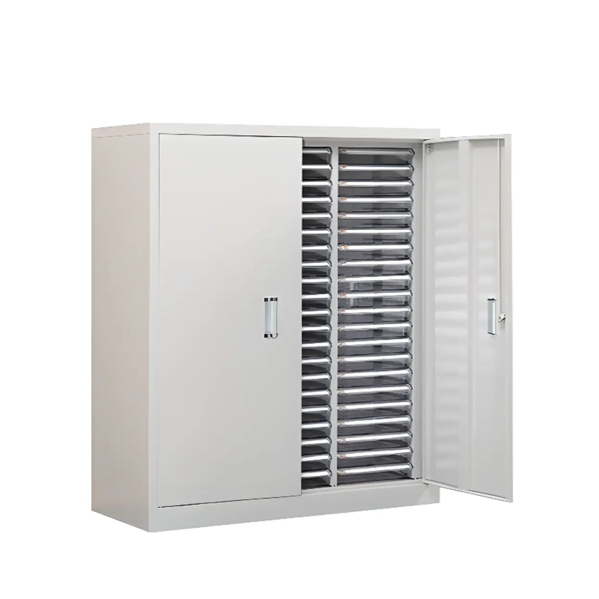 Fire Resistant Vertical Drawer White File Storage Cabinet Image - 34
