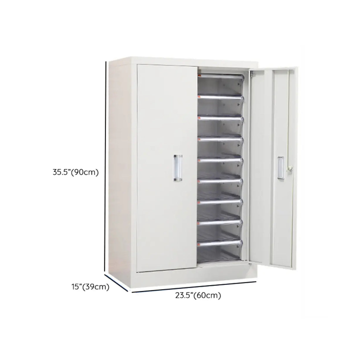 Fire Resistant Vertical Drawer White File Storage Cabinet Image - 37