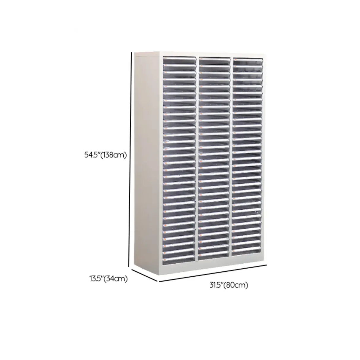 Fire Resistant Vertical Drawer White File Storage Cabinet Image - 38