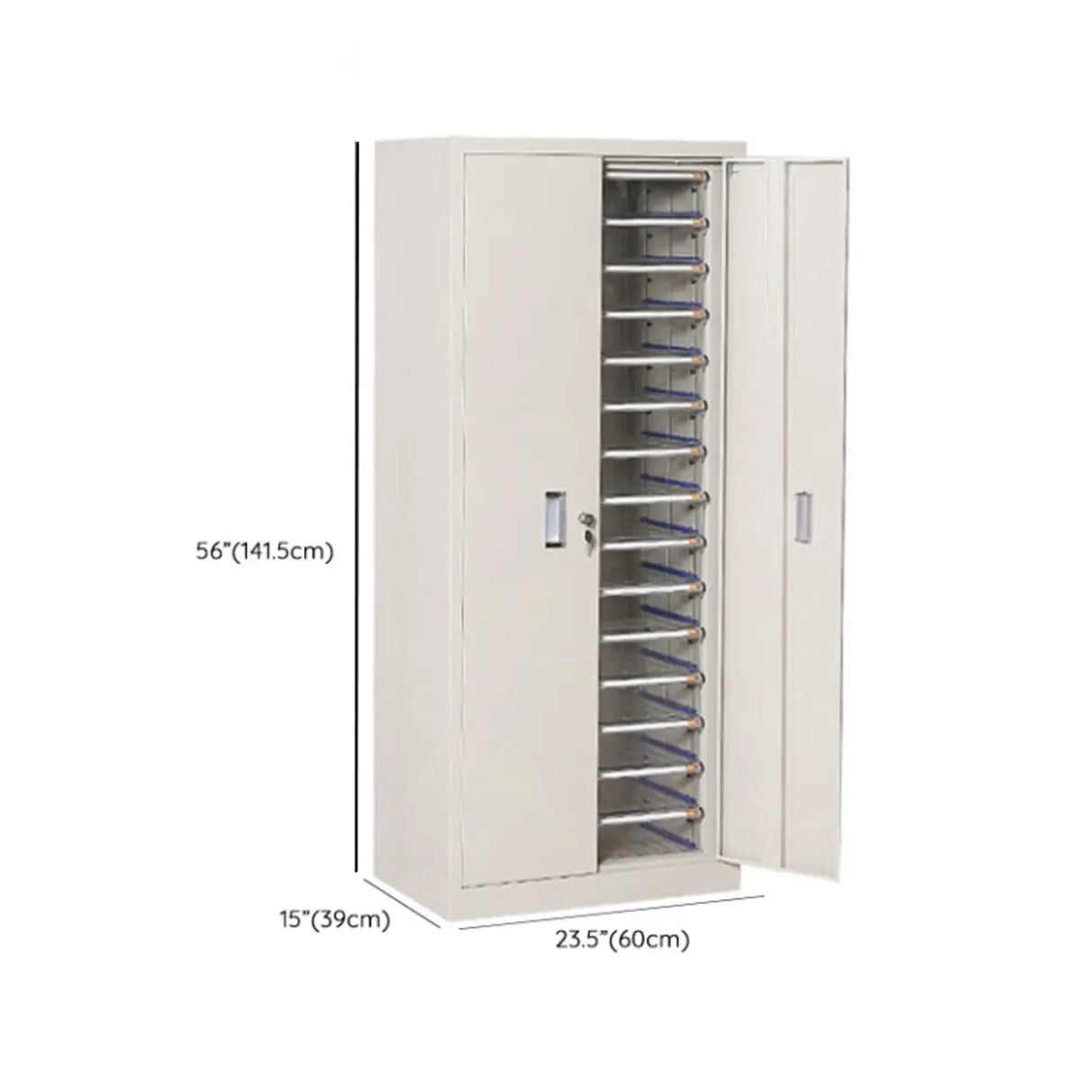Fire Resistant Vertical Drawer White File Storage Cabinet Image - 41