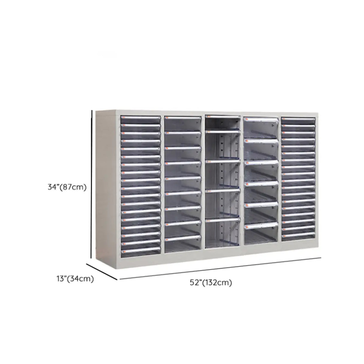 Fire Resistant Vertical Drawer White File Storage Cabinet Image - 44