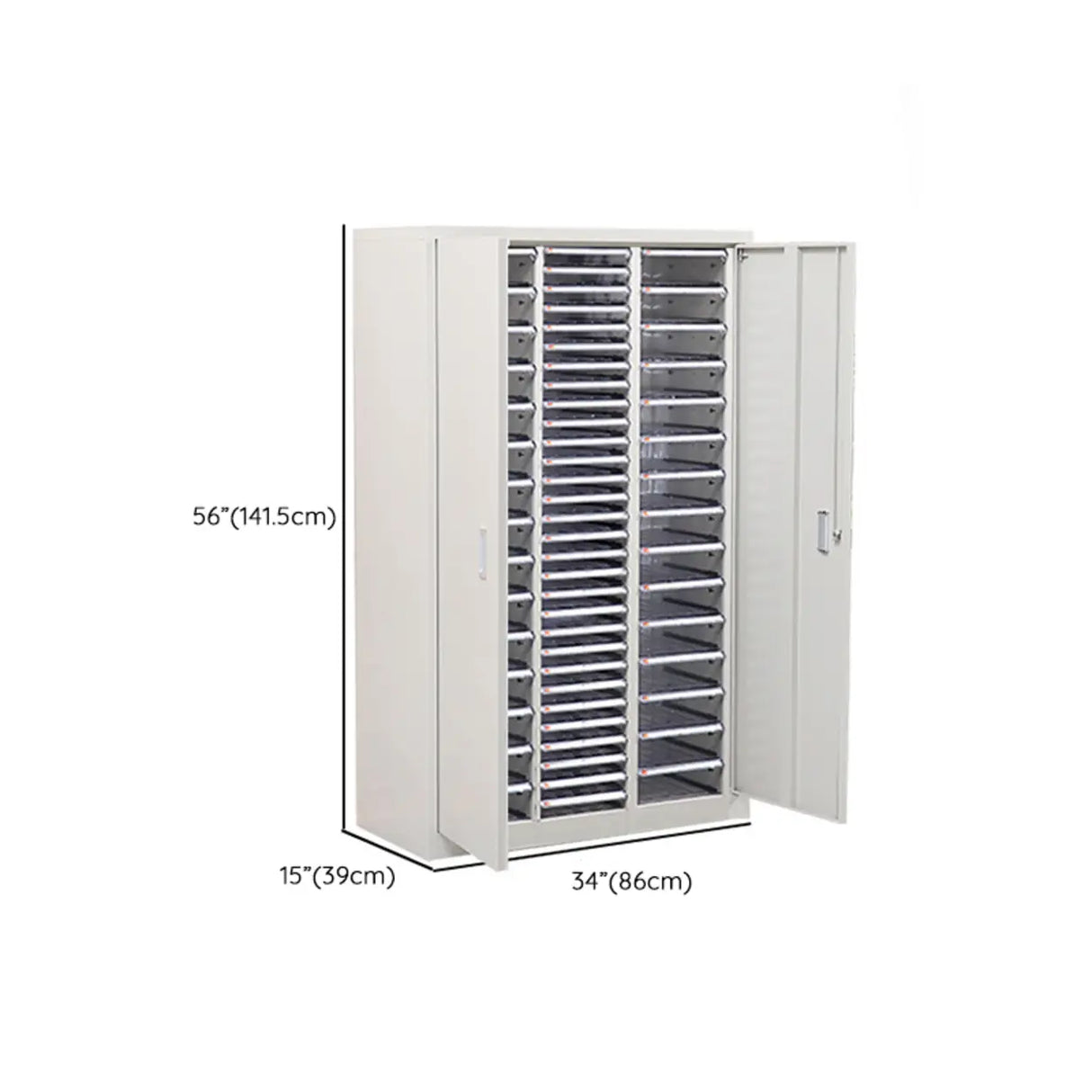 Fire Resistant Vertical Drawer White File Storage Cabinet Image - 51