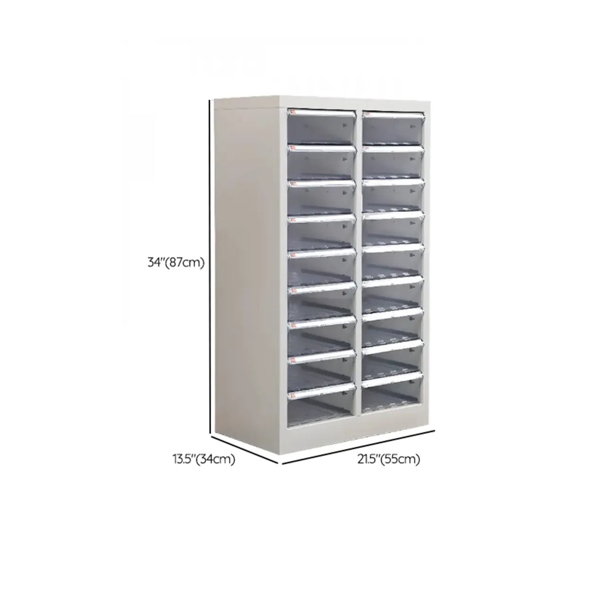 Fire Resistant Vertical Drawer White File Storage Cabinet Image - 52
