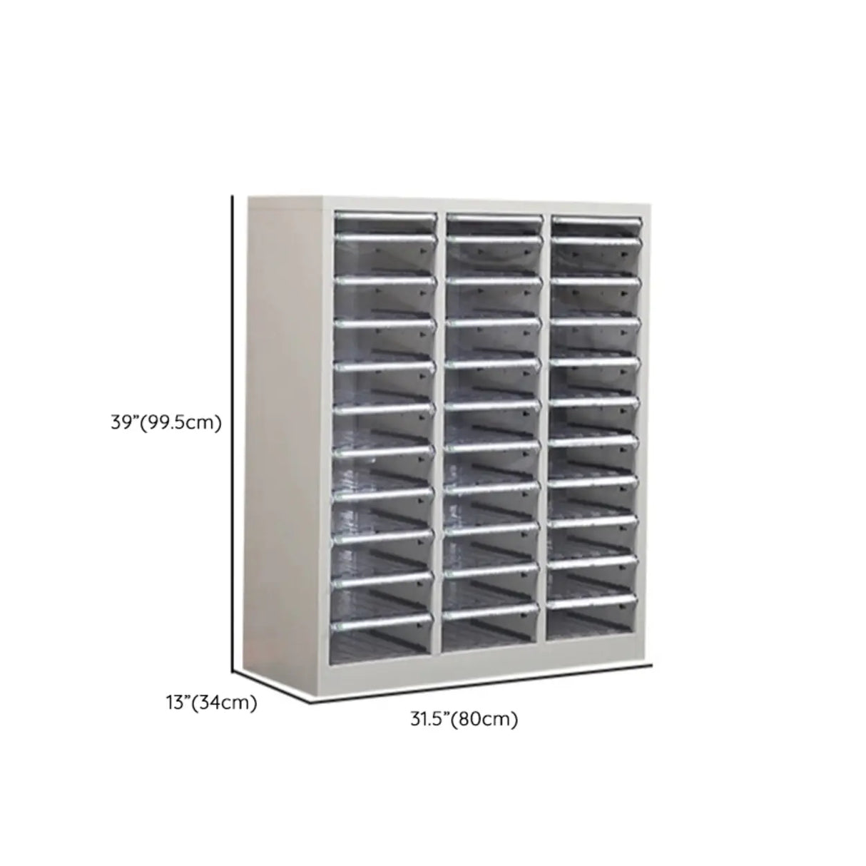 Fire Resistant Vertical Drawer White File Storage Cabinet Image - 54