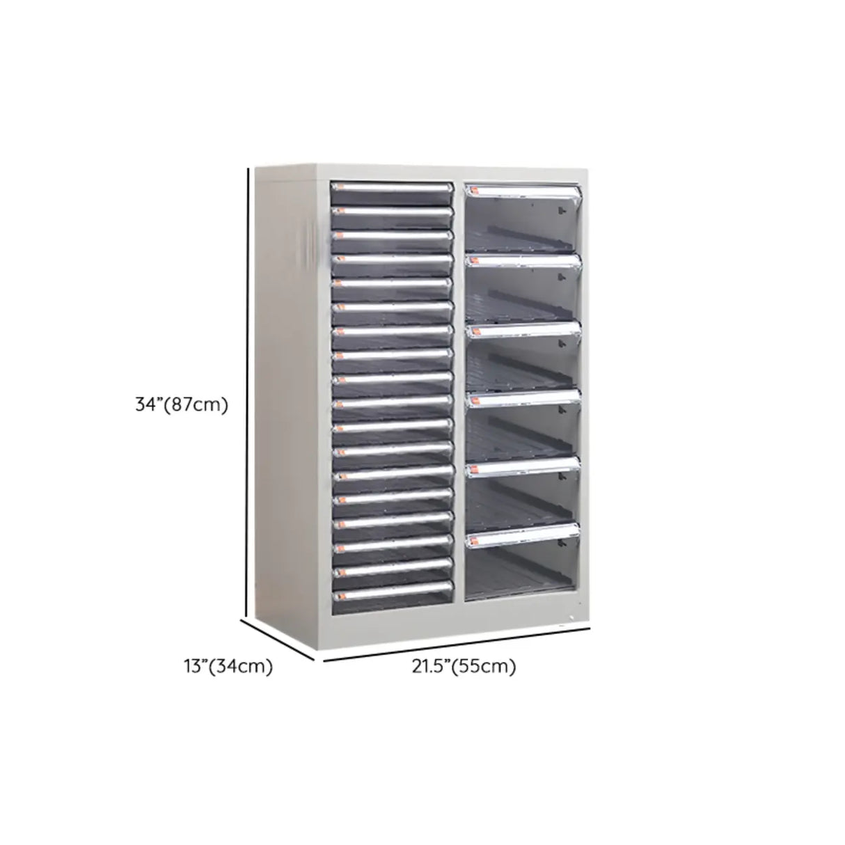 Fire Resistant Vertical Drawer White File Storage Cabinet Image - 58