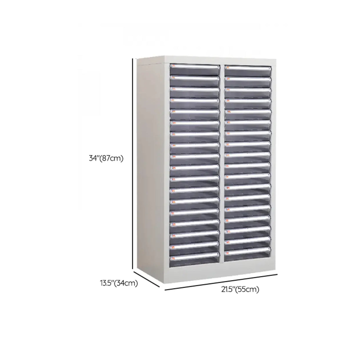Fire Resistant Vertical Drawer White File Storage Cabinet Image - 60