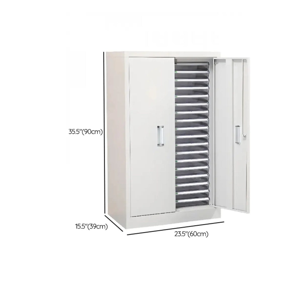 Fire Resistant Vertical Drawer White File Storage Cabinet Image - 61