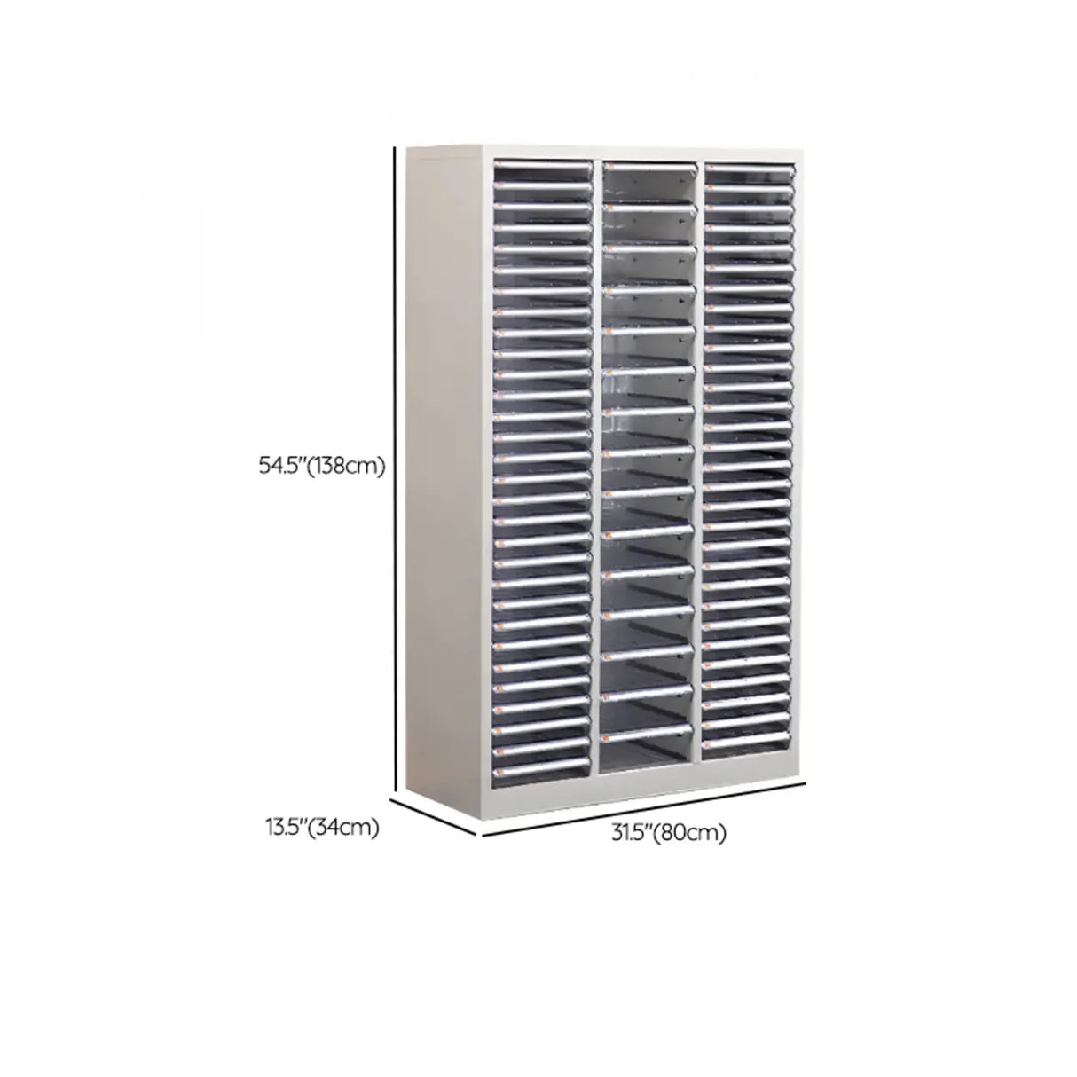 Fire Resistant Vertical Drawer White File Storage Cabinet Image - 62