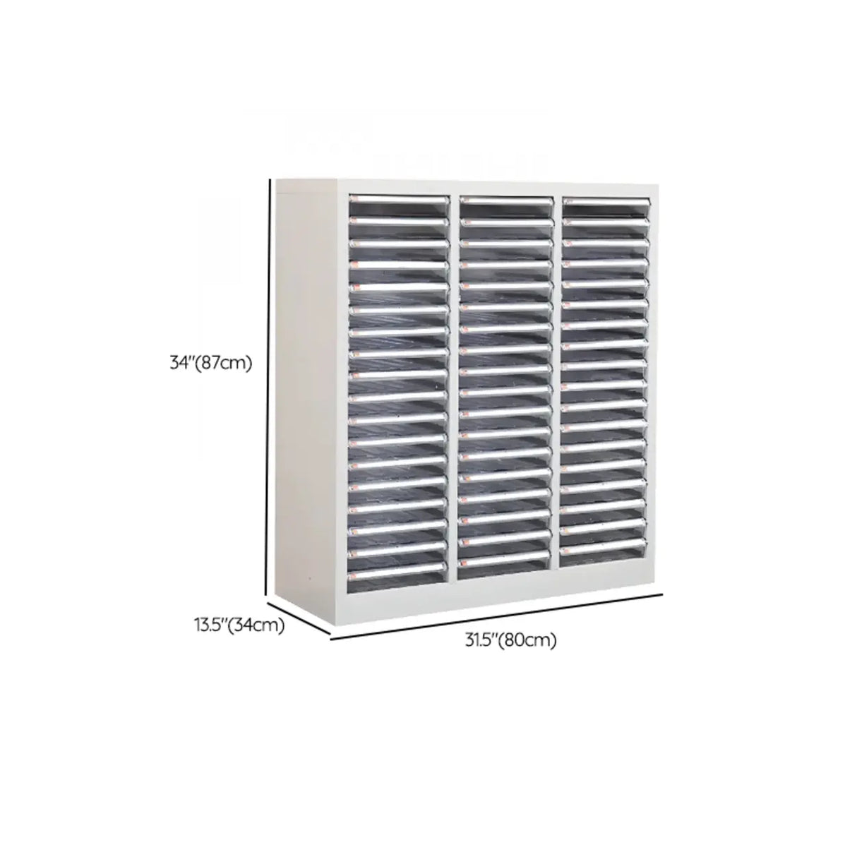 Fire Resistant Vertical Drawer White File Storage Cabinet Image - 66