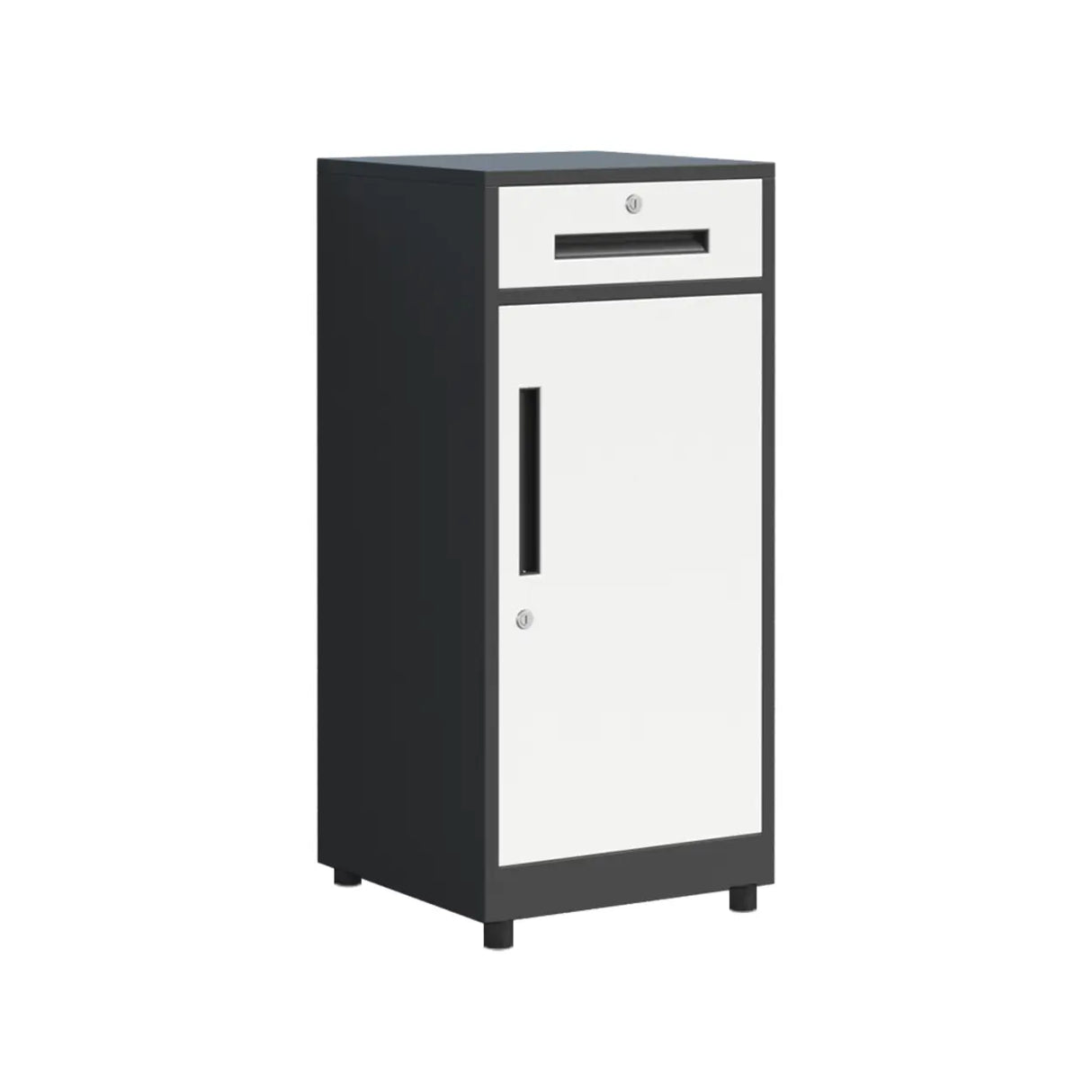 Fire Resistant Vertical Filing Cabinet with Lock and Casters Image - 10