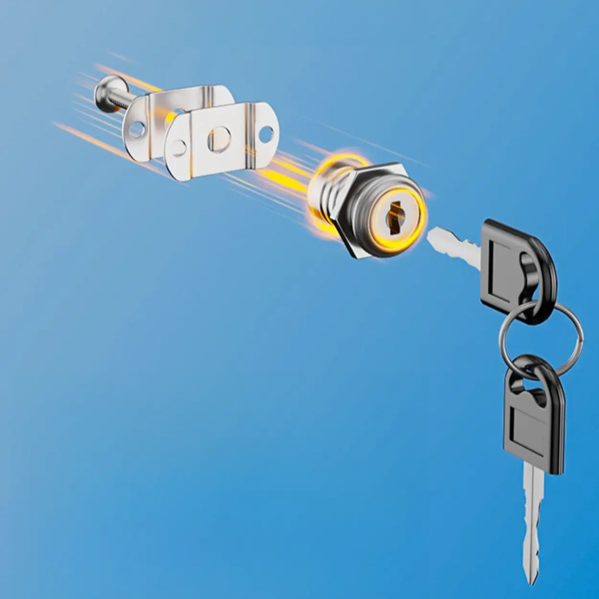 Fire Resistant Vertical White Cabinet with Lock and Shelving Image - 10