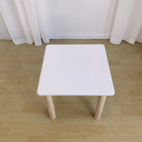 Fixed Height Rectangle Wood Kids Writing Desk for Four Image - 2