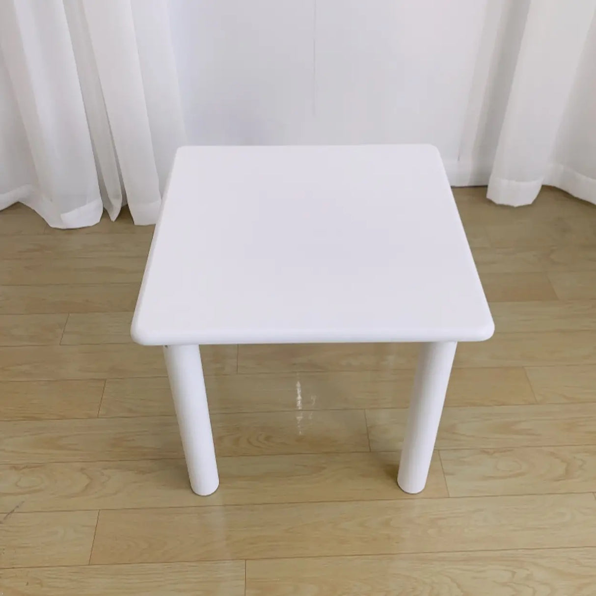 Fixed Height Rectangle Wood Kids Writing Desk for Four Image - 5