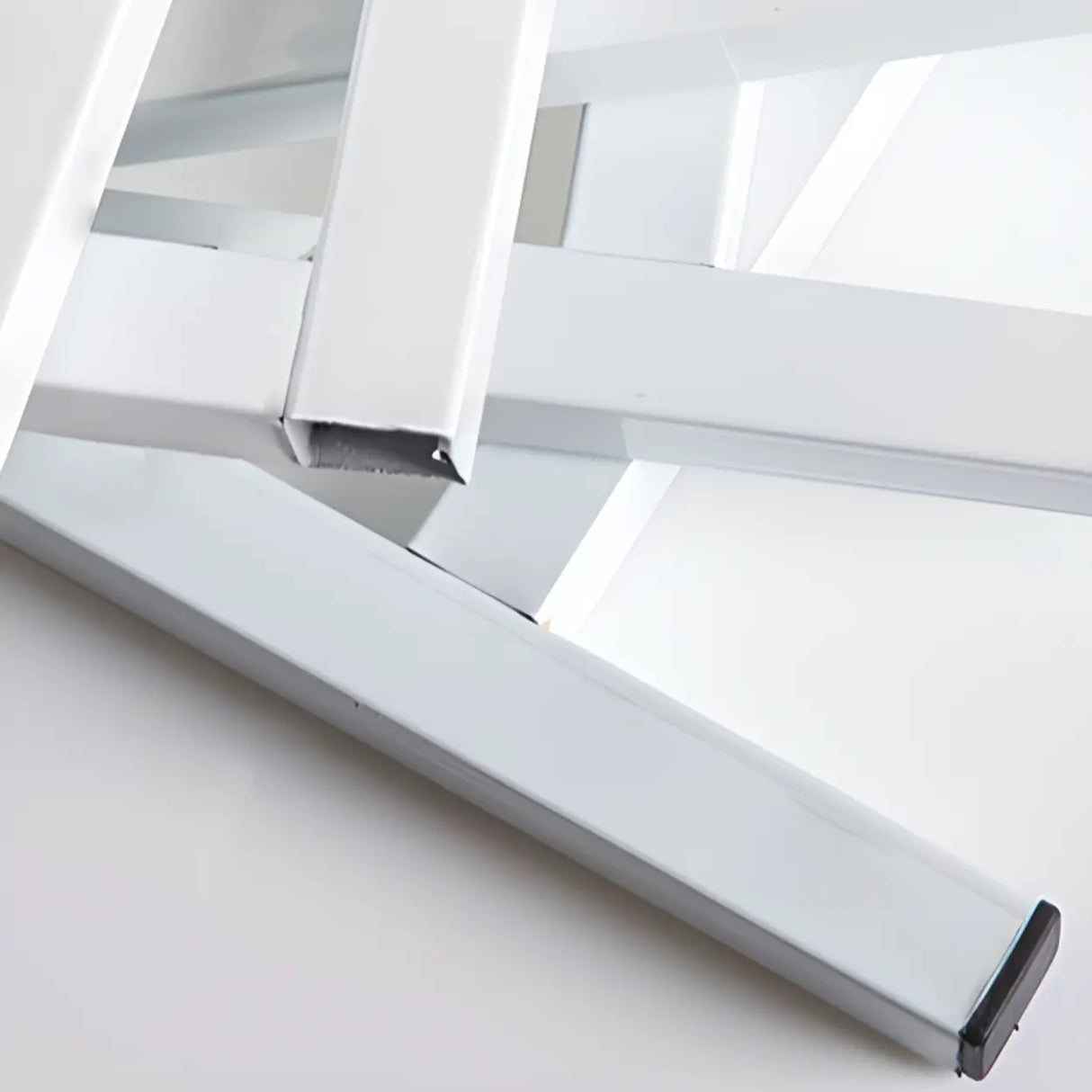 Fixed Wood Top Metal Base Storage Kids Computer Desk Image - 9