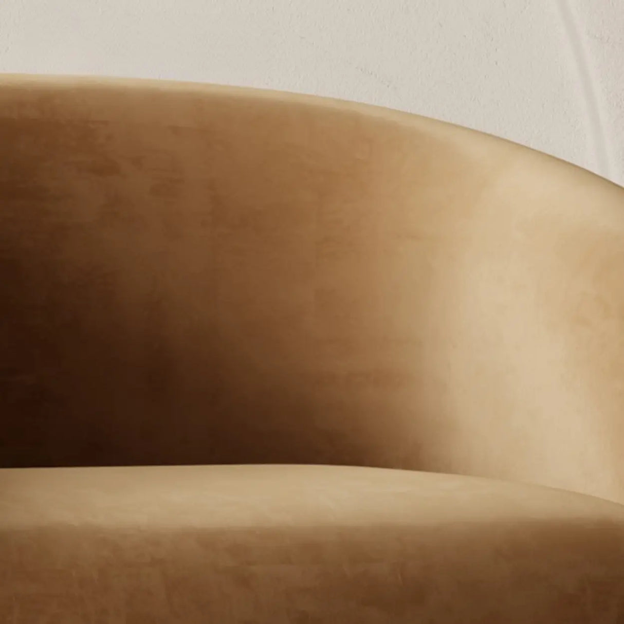 Flannel Sloped Arms Fixed Back Wood Sled Accent Chair Image - 9