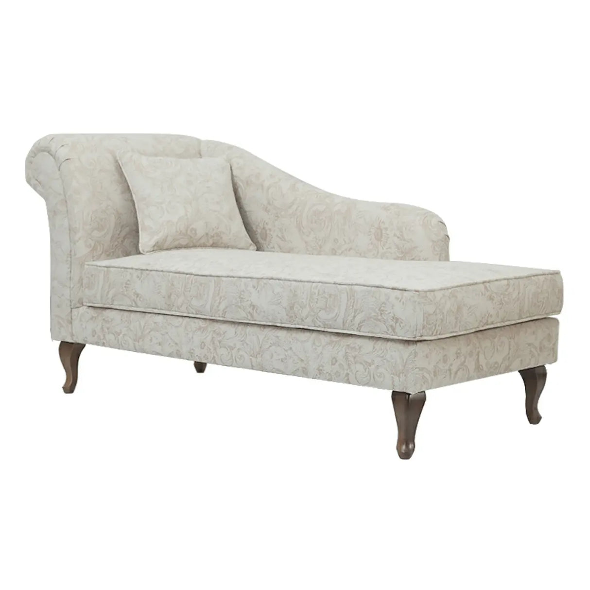 Floral Elegant Upholstered Relaxation Seat Chaise Lounge Image - 8