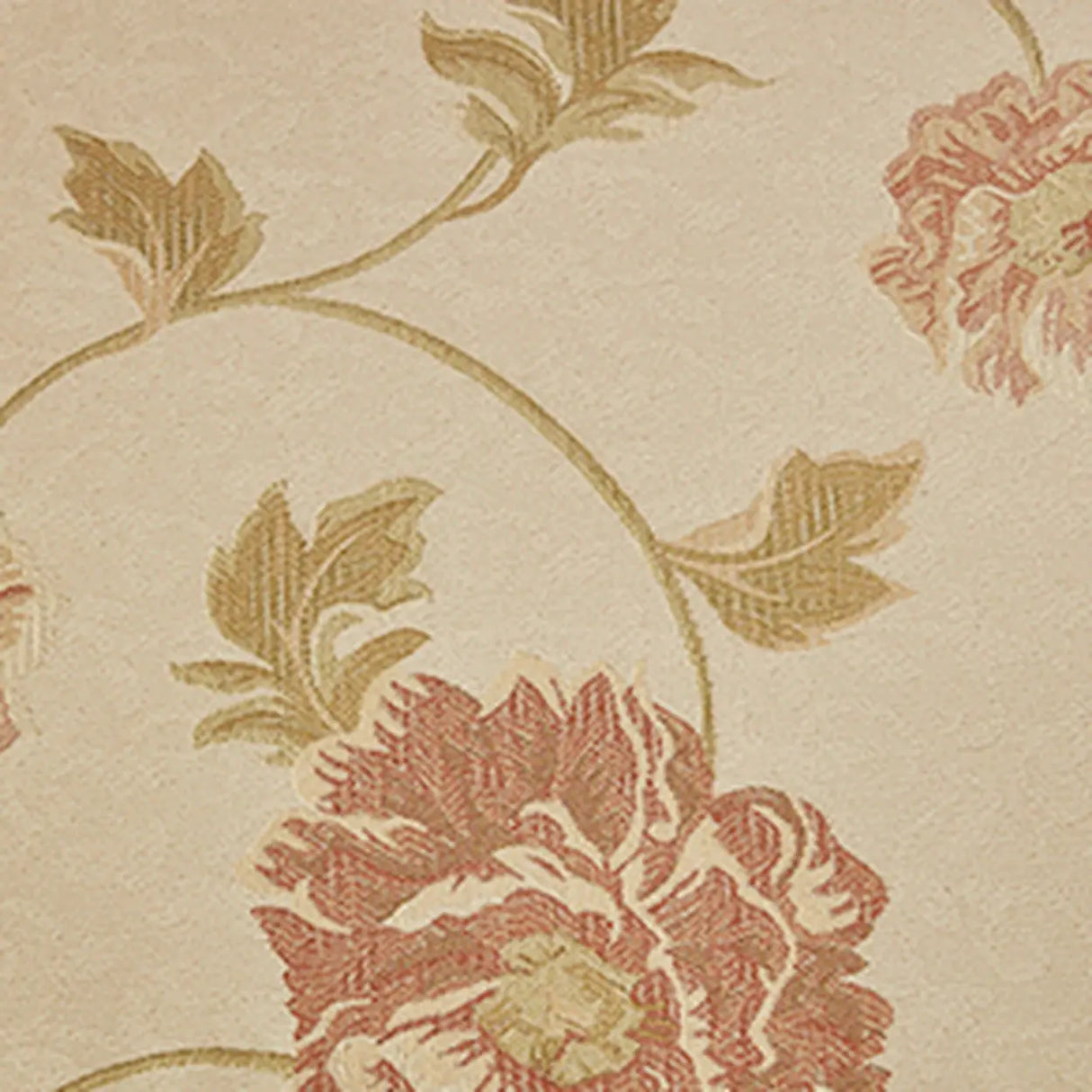 Floral Pattern Wooden Pillow Included Chaise Lounge Image - 7