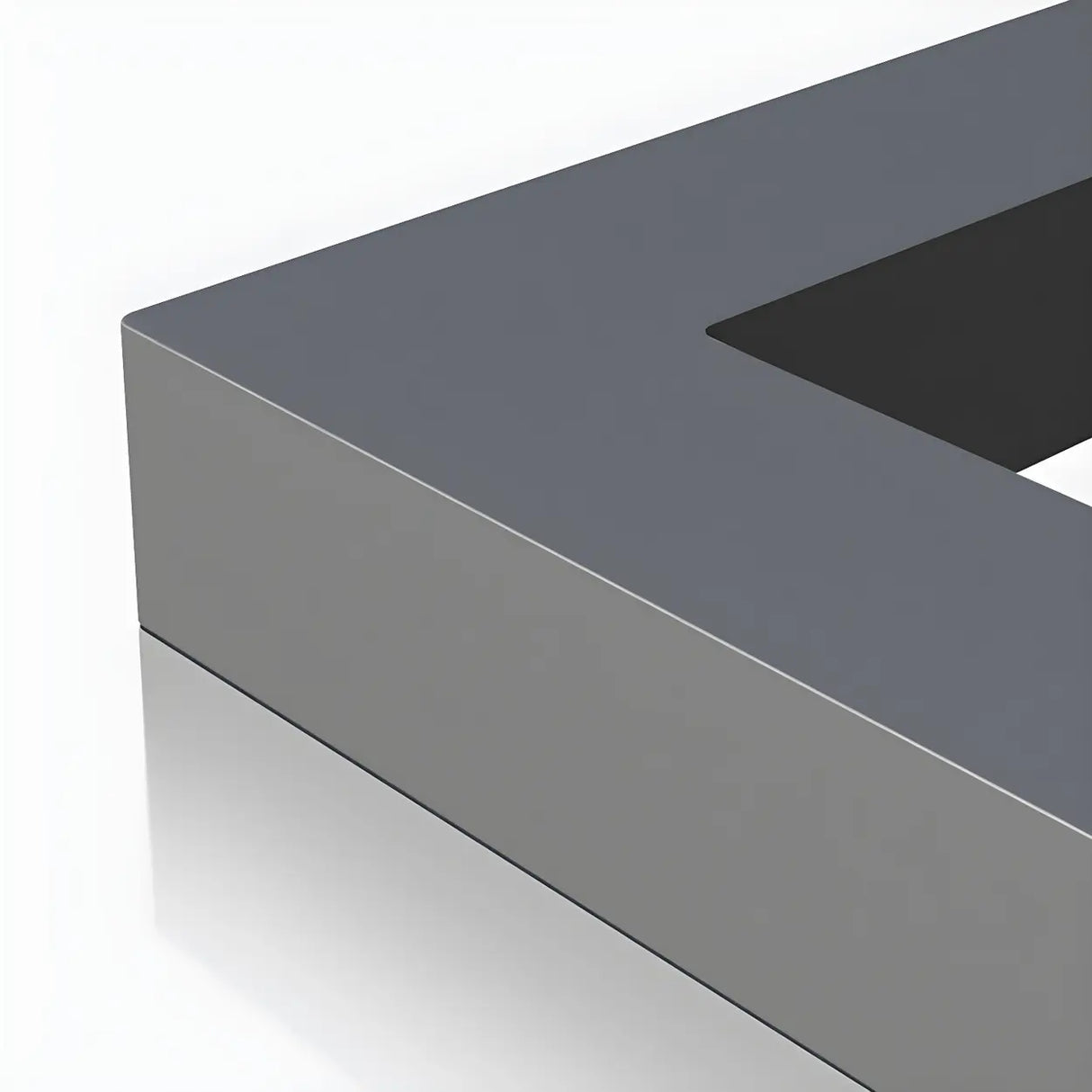 Foldable Rectangular Metal Frame Outdoor Coffee Table Image - 7