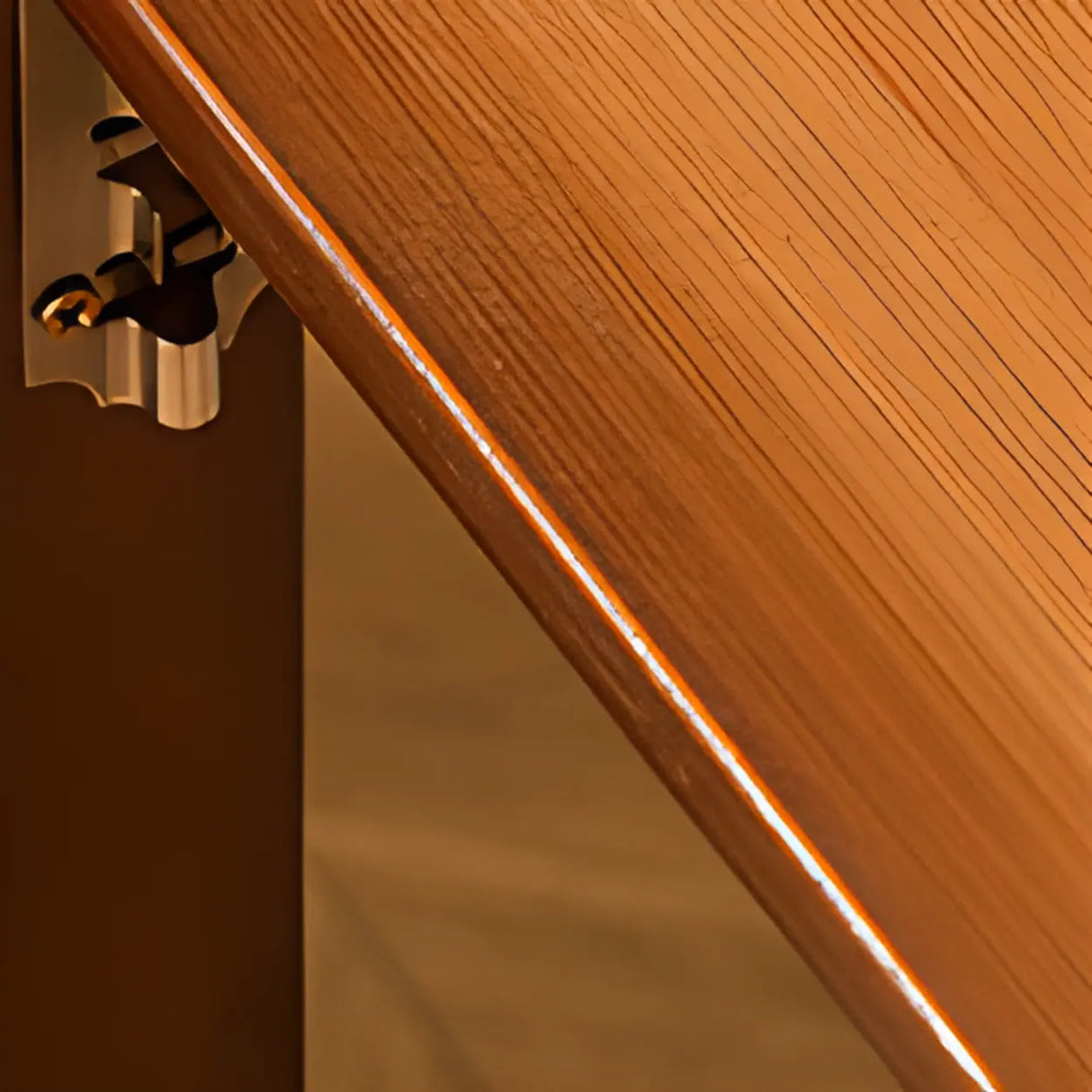 Foldable Wooden Rectangular Kids Desk with Shelf Image - 10