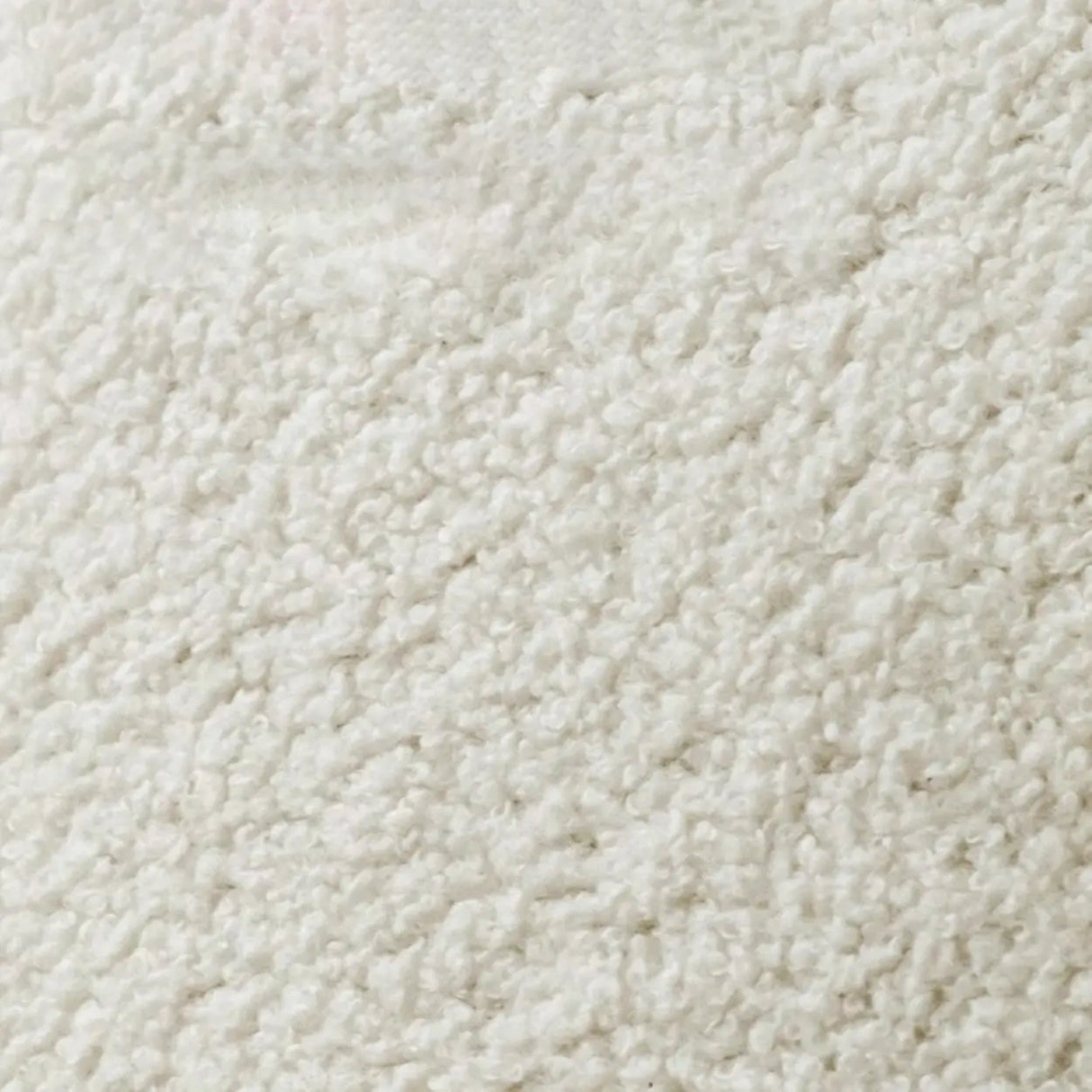 Frameless Curved Plush Lounge Arm Dining Chair White Image - 6