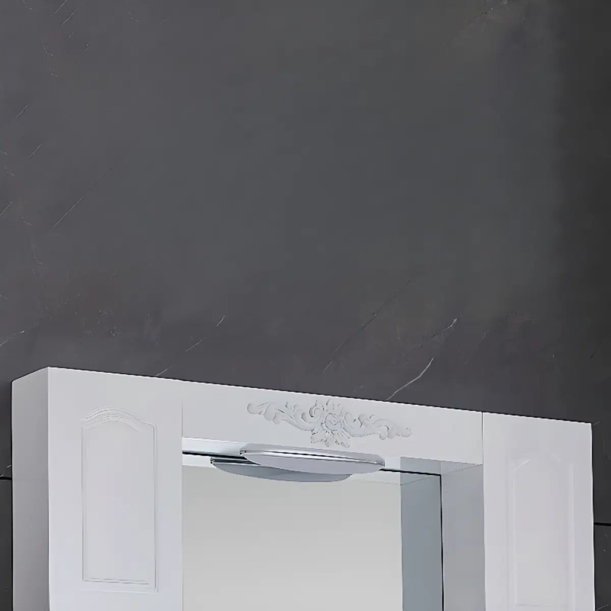Free-standing White Ceramic Sink Storage Bathroom Vanity Image - 8