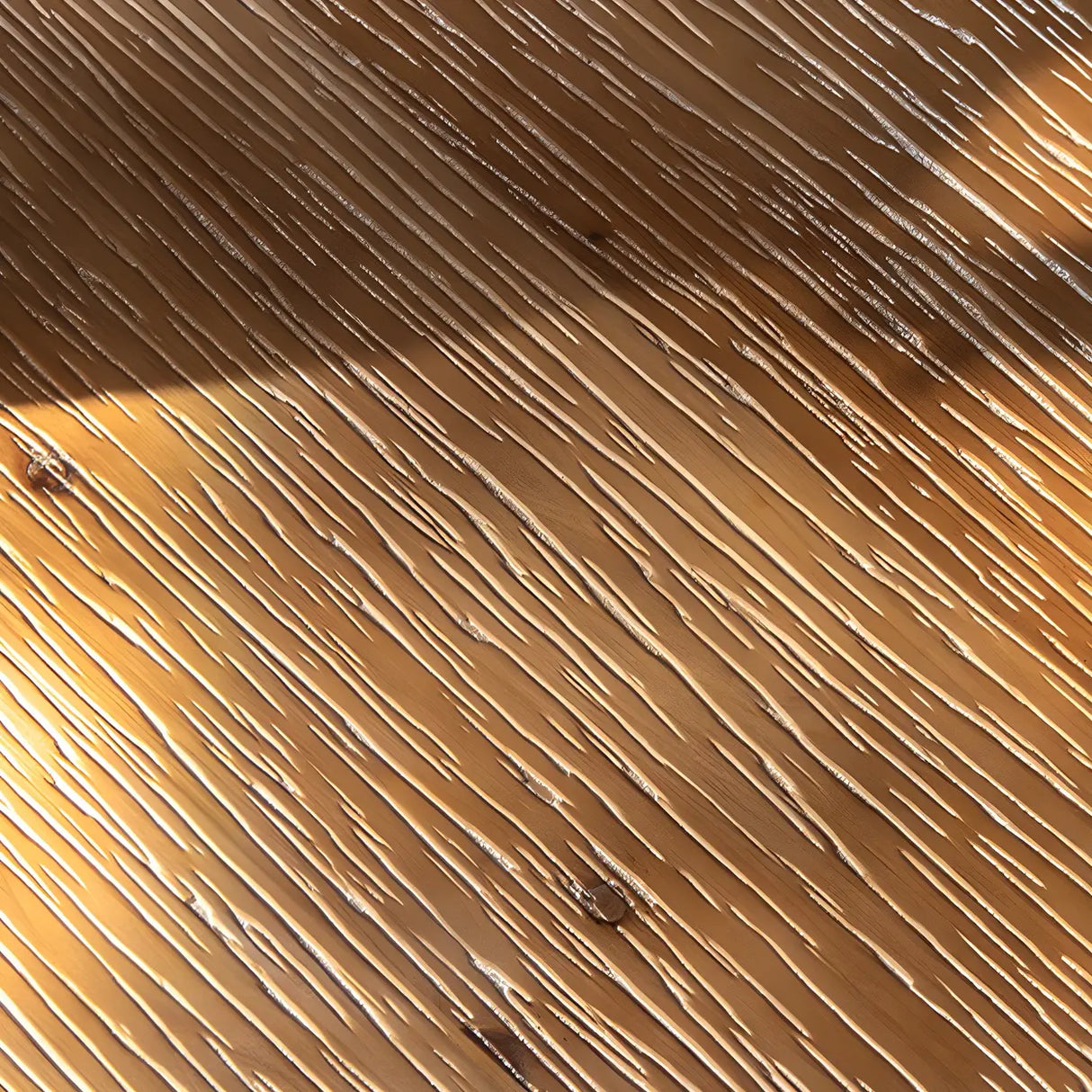 French Country Natural Finish Wooden Coffee Table Image - 9