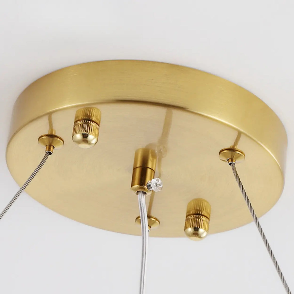 French Luxury Leaf Gold Glass Pendant Living Room Chandelier Image - 11